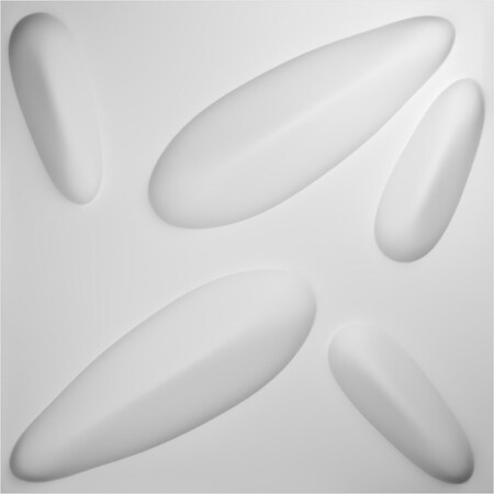 Ekena Millwork 19 5/8in. W x 19 5/8in. H Petal EnduraWall Decorative 3D Wall Panel Covers, Total 32.1 Sq. Ft., 12PK WP20X20PLWH-CASE-12